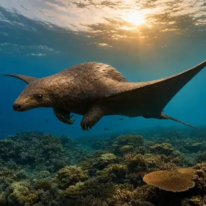 Manta ray + Pangolin